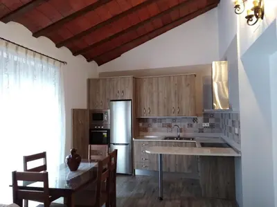 Una cocina o zona de cocina en Apartamentos turísticos Cambil