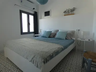 Cama o camas de una habitación en Casa Alegría