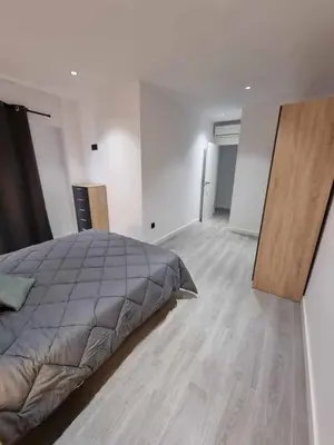 Cama o camas de una habitación en Acc Vergara Parking cercano