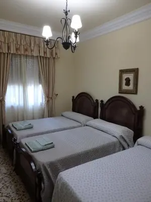 Cama o camas de una habitación en CASA RURAL SITIO DE CASA NUEVA