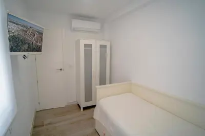 Cama o camas de una habitación en Apartamento Piedra Escrita
