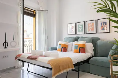 Cama o camas de una habitación en Terceros City Center Deluxe by Valcambre