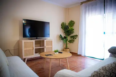 Una televisión o centro de entretenimiento en Villa Arroyovil 29 y 30
