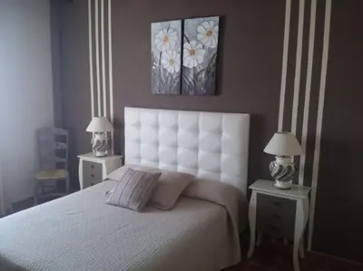 Cama o camas de una habitación en Rural Vega de Cazalla