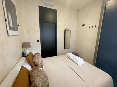 Cama o camas de una habitación en Edificio Lola 3