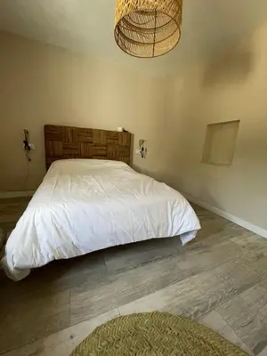 Cama o camas de una habitación en Pureza del Hueznar