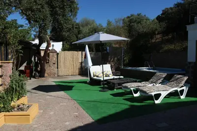 Jardín al aire libre en CHIBITEL Alojamiento Rural