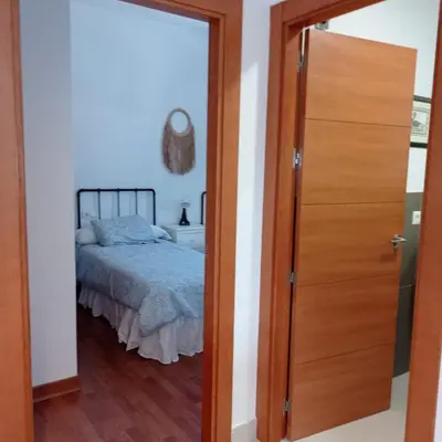 Cama o camas de una habitación en Casa San Isidro
