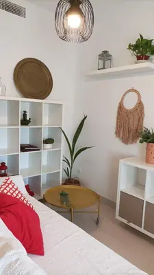 Cama o camas de una habitación en Casa San Isidro