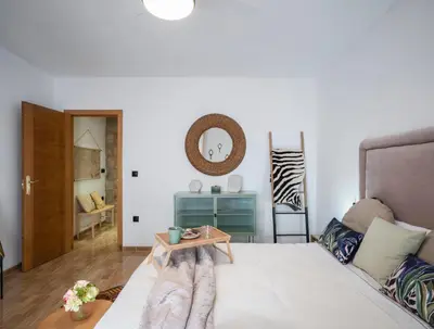 Cama o camas de una habitación en Verde Biatia