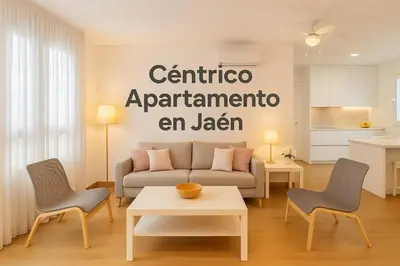 Zona de estar de Céntrico Apartamento en Jaén 107 m2 2 baños 4 pax
