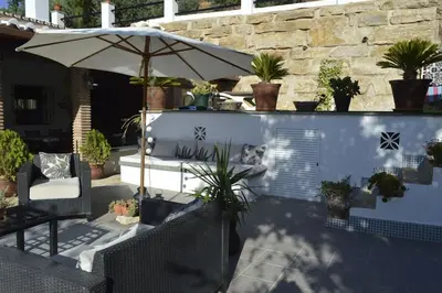 Zona de estar de Fantastic Private Villa with pool near Ardales and Caminito del Rey