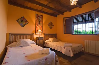Cama o camas de una habitación en Villa La Torre Rocabella
