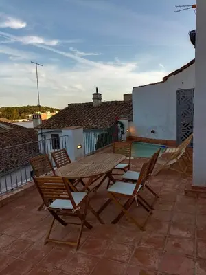Un balcón o terraza de Balcón de la Moreria con leña