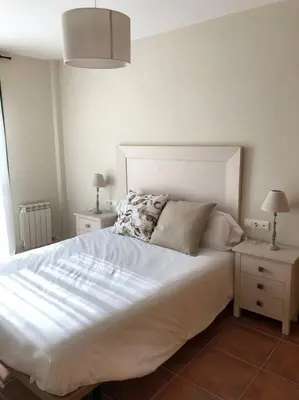 Cama o camas de una habitación en Casa Picual, Mancha Real, Jaén