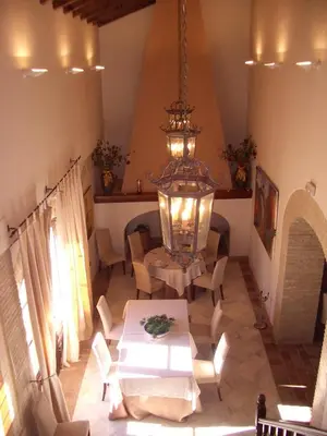 Zona de estar de Hacienda Los Jinetes