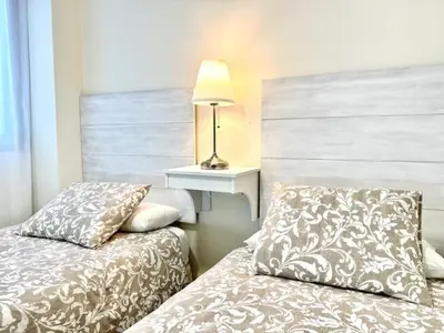 Cama o camas de una habitación en Apartamento Puerta Cerrada
