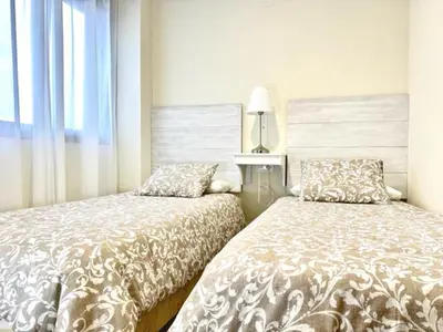 Cama o camas de una habitación en Apartamento Puerta Cerrada