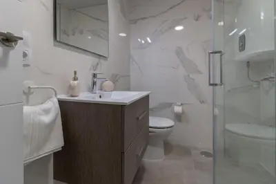 Un baño de Precioso apartamento junto al Palacio de Orive