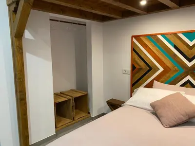 Cama o camas de una habitación en Apartamentos La Cámara II Córdoba Corredera