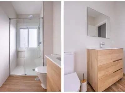Un baño de Gran plaza home - Vacacional Sevilla
