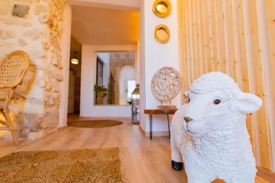 Cama o camas de una habitación en Casa Remotti