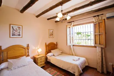 Cama o camas de una habitación en Villa La Margarita Rocabella