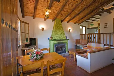Zona de estar de Villa La Manzanilla Rocabella