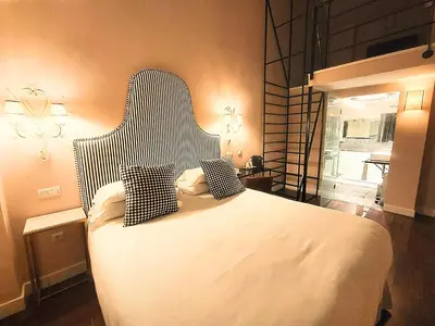 Cama o camas de una habitación en Hotel Carmen Boutique