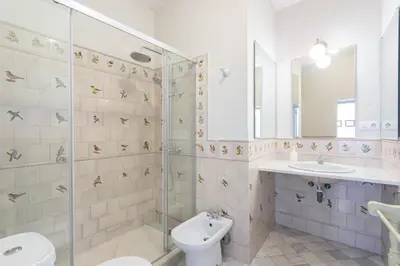 Un baño de Genteel Home Campamento