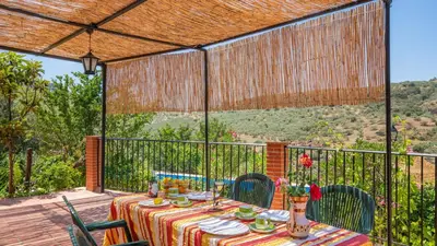 Un balcón o terraza de Casa Madrona Periana by Ruralidays