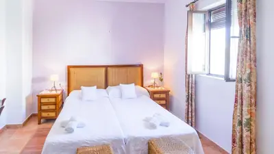 Cama o camas de una habitación en La Fábrica de Juan Antequera - La Joya by Ruralidays