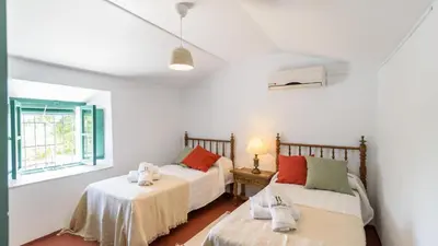 Cama o camas de una habitación en Finca Buytrón Montilla by Ruralidays