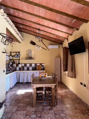 Una televisión o centro de entretenimiento en Cortijo El Nevazo