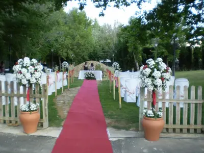 Jardín al aire libre en Huerta de las Palomas