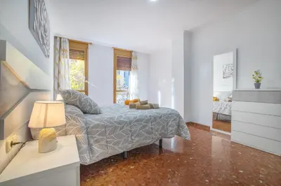 Cama o camas de una habitación en La Perla del Centro