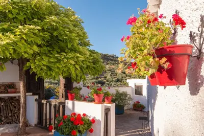 Jardín al aire libre en Casa Rural La Ermita