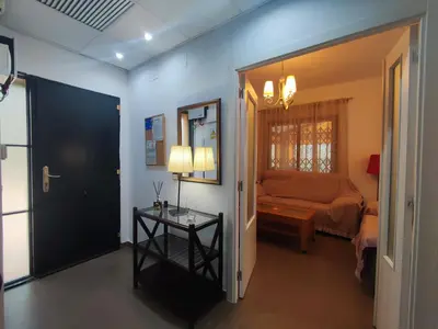 Cama o camas de una habitación en La casa de Mati