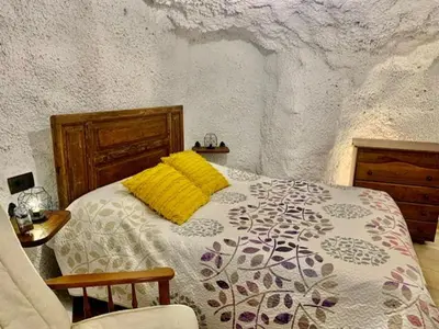 Cama o camas de una habitación en Vivienda Rincon de Mágina