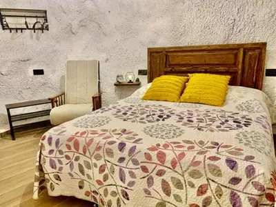 Cama o camas de una habitación en Vivienda Rincon de Mágina