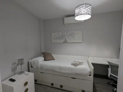 Cama o camas de una habitación en Génesis - Apartamento en Baena