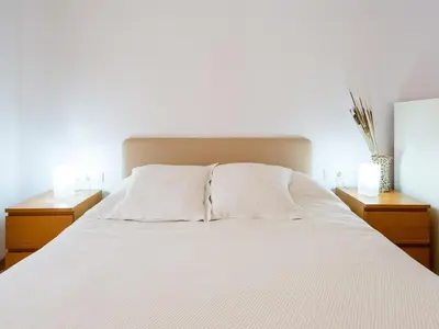 Cama o camas de una habitación en Cs Para Familias junto a Plaza de San Marcos
