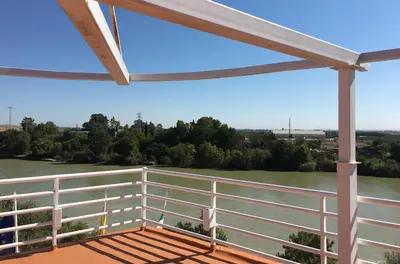 Un balcón o terraza de Hostal el Ancla