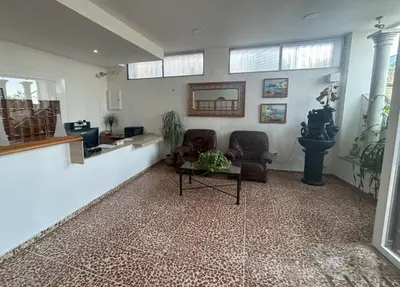 El vestíbulo o zona de recepción de Hostal el Ancla