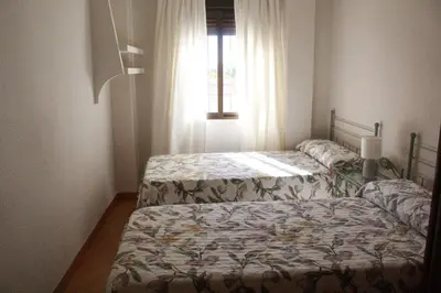 Cama o camas de una habitación en Apartamento en el corazón de la judería