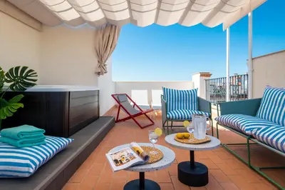 Zona de estar de Magno Apartments San Gil - Shared Jacuzzi