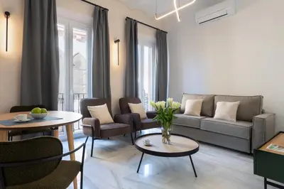 Zona de estar de Magno Apartments San Gil - Shared Jacuzzi