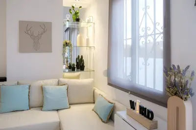 Zona de estar de Ático Exclusivo con terraza en Santa Catalina