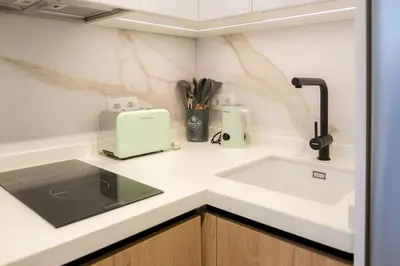 Una cocina o zona de cocina en Ático Exclusivo con terraza en Santa Catalina
