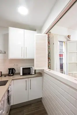 Una cocina o zona de cocina en CASA@IBARRA Ap Judería VTF/SE/01816